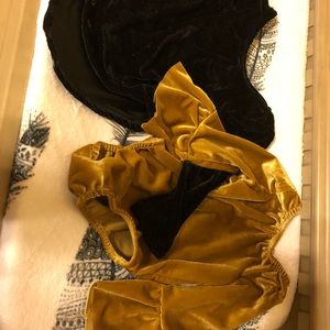 New velvet onesies